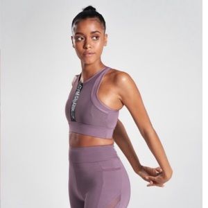 Gymshark Elevate Sports Bra - Purple Wash - Small